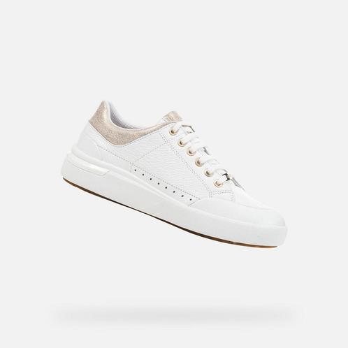 GEOX DALYLA - maat 38 - DAMES Sneakers - WIT/CHAMPAGNE, Kleding | Dames, Schoenen, Verzenden