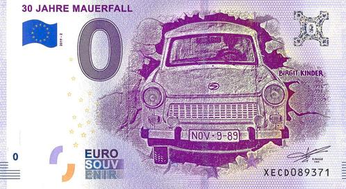 0 euro biljet Duitsland 2019 - 30 Jahre Mauerfall, Postzegels en Munten, Bankbiljetten | Europa | Eurobiljetten, Verzenden