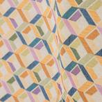 Gobelin stof - Geometrisch patroon met 3D-driehoeken -, Antiek en Kunst