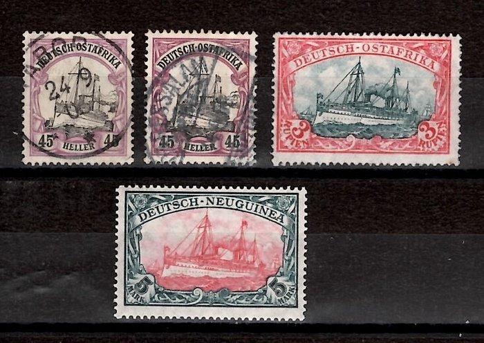 Duitse koloniën 1905/1914 - Deutsch Ostafrika & Deutsch, Postzegels en Munten, Postzegels | Europa | Duitsland