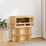 vidaXL Terrarium Bruin 80 x 40 x 40 cm OSB, Verzenden, Nieuw