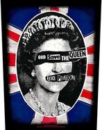 Sex Pistols - God Save the Queen Backpatch off. merchandise, Verzamelen, Muziek, Artiesten en Beroemdheden, Nieuw, Ophalen of Verzenden