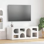 vidaXL TV-kast Hoogglans wit 100 x 35 x 40 cm Bewerkt hout, Huis en Inrichting, Kasten | Televisiemeubels, Minder dan 50 cm, Verzenden