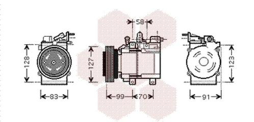 AIRCO COMPRESSOR VOOR HYUNDAI SONATA 1999-2001 9770138070, Auto-onderdelen, Airco en Verwarming, Nieuw, Ophalen of Verzenden