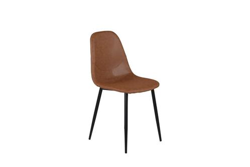 Eetstoel - Sofia - Bruin - PU-Leer - Jörn, Huis en Inrichting, Stoelen, Nieuw, Verzenden