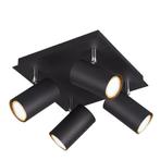Zwarte plafondspot modern, Kaso, Huis en Inrichting, Lampen | Plafondlampen, Ophalen of Verzenden, Nieuw, Modern