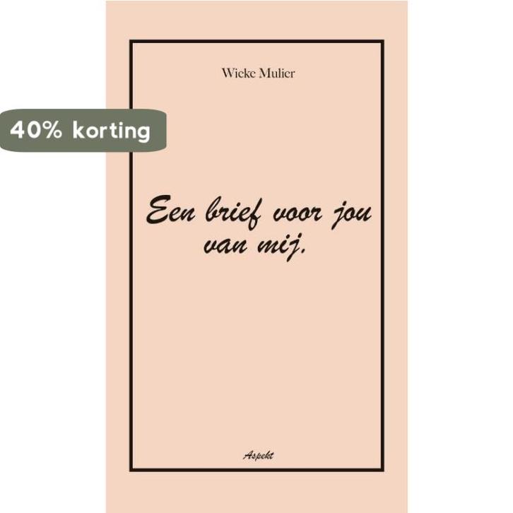 Een brief voor jou van mij 9789464622492 Wieke Mulier, Boeken, Literatuur, Zo goed als nieuw, Verzenden