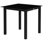 TRUUSK Vierkante Tuintafel Voor 4 Personen, Terrastafel Met, Verzenden, Nieuw