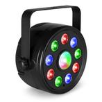 Fuzzix PLF15 Party LED par met 9x 2W LED’s en 6W centrale LE, Verzenden, Nieuw