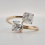 Zonder minimumprijs - Ring - 14 karaat Geel goud - 2.44ct., Sieraden, Tassen en Uiterlijk, Ringen, Nieuw