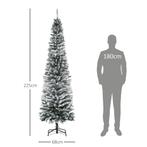 Kunstmatige Kerstboom 225 Cm Potlood Denneboom Met Sneeuw, 7, Diversen, Verzenden, Nieuw