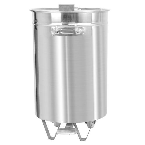GGM Gastro | Afvalbak met optilbaar deksel & Voetpedaal - 75, Huis en Inrichting, Woonaccessoires | Prullenbakken, Verzenden