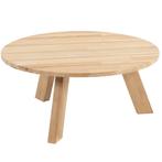 Cosmic lounge tuintafel 78x35 cm rond teak 4 Seasons Outdoor, Ophalen of Verzenden, Nieuw, Teakhout