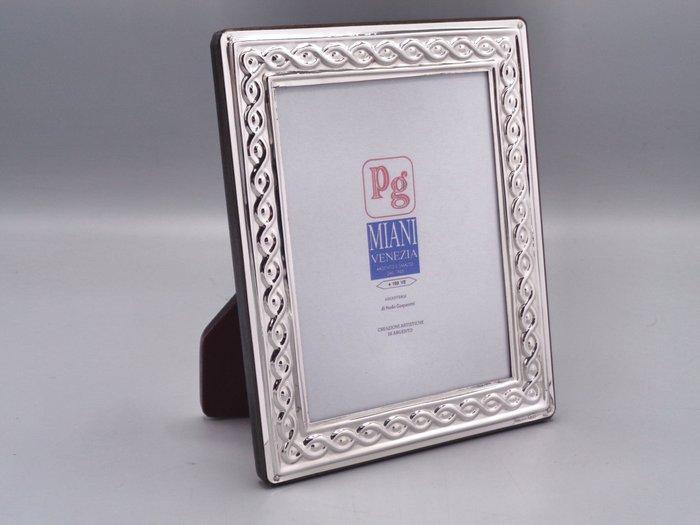 PG-Miani Argenteria - Fotolijst - .925 zilver - Treccia 9x13, Antiek en Kunst, Antiek | Goud en Zilver