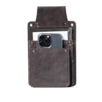 Iphone / Portemonnee holster - Bruin - LD-O702, Zakelijke goederen, Verzenden