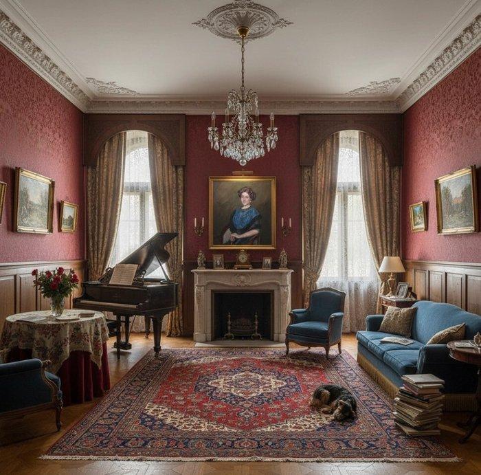 École Européene (XX) - Madame, Antiek en Kunst, Kunst | Schilderijen | Klassiek