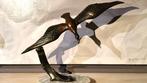 Irenée Rochard (Attrib) - sculptuur, Gaviota sobre las olas