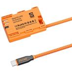 ZGCINE USB-C To LPE6 Dummy Battery Cable (PD-LPE6), Computers en Software, Ophalen of Verzenden, Nieuw