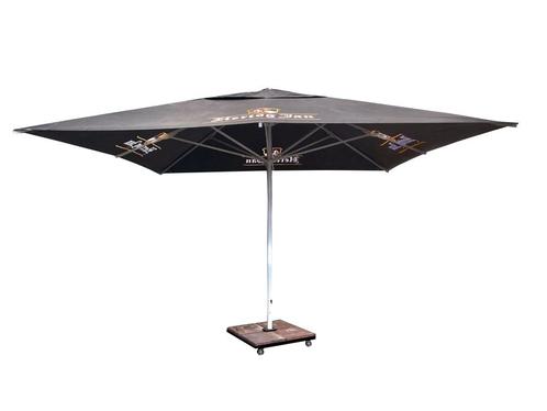 Te huur: Hertog Jan parasol met voet, Zakelijke goederen, Horeca | Meubilair en Inrichting, Nieuw zonder verpakking, Ophalen of Verzenden