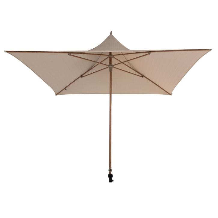 Vivenda stokparasol 270x270 cm houtlook frame zand 4, Tuin en Terras, Parasols, Nieuw, Ophalen of Verzenden