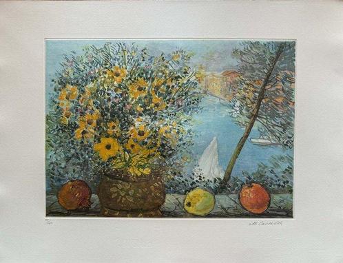 Michele Cascella (1892-1989) - Fiori a Portofino, Antiek en Kunst, Antiek | Overige Antiek