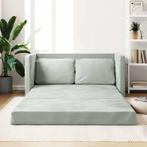 vidaXL Slaapbank vloermodel 2-in-1 122x204x55 cm fluweel, Verzenden, Nieuw, Stof, Minder dan 150 cm