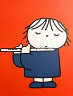 Dick Bruna - Child with flute (1984), Antiek en Kunst, Antiek | Glas en Kristal