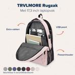 2dekans | TRVLMORE Rugtas - 36L - 17,3 Inch - Laptop Rugzak, Ophalen of Verzenden, Zo goed als nieuw