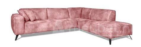 Hoekbank Lent - hoekbanken - Roze, Huis en Inrichting, Banken | Sofa's en Chaises Longues, Nieuw, Leer