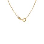 Gouden vintage fantasie anker collier 18 kt, Ophalen of Verzenden, Nieuw