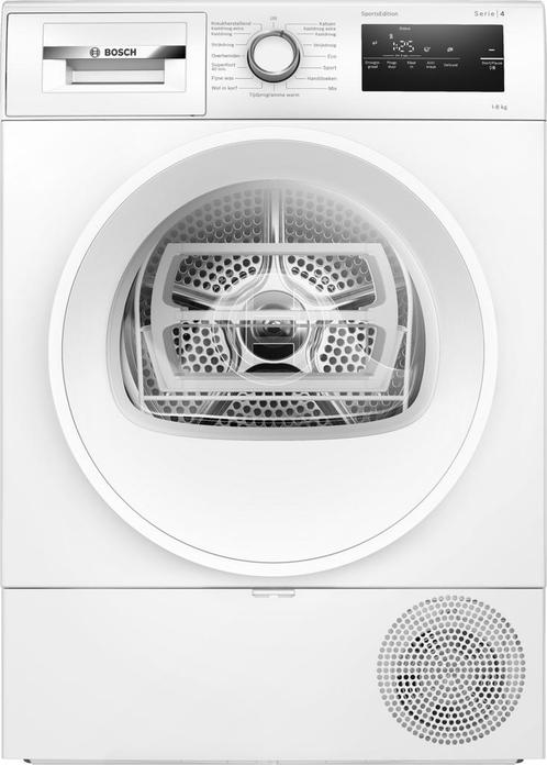 Bosch WTH8520MNL vrijstaand droger - Wit, Witgoed en Apparatuur, Wasdrogers, 8 tot 10 kg, Nieuw, Overige typen, Voorlader, Energieklasse A of zuiniger