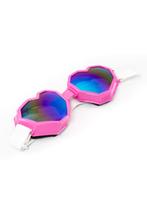 Goggles Hartjes Skibril Bril Roze Wit Montuur Oliekleurige S, Ophalen of Verzenden, Nieuw, Overige maten, Carnaval