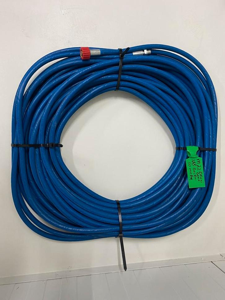 HOGEDRUKSLANG 8mm 50 meter, Doe-het-zelf en Verbouw, Reinigingsmachines, Nieuw, Ophalen of Verzenden