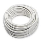Huishoudsnoer | 2 x 0.75 mm² | 10 meter (Plat, Wit), Verzenden, Nieuw