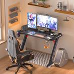 Gamingbureau met RGB, Haak en Bekerhouder – 140 cm Breed, Huis en Inrichting, Verzenden, Nieuw