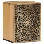vidaXL Badkamerwandkast 38x33x48 cm massief mangohout, Huis en Inrichting, Tafels | Kaptafels, Verzenden, Nieuw