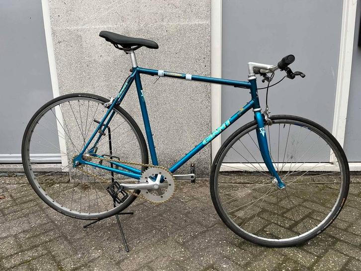 Giant groen / single speed / maat 58, Fietsen en Brommers, Overige Fietsen en Brommers, Gebruikt, Ophalen