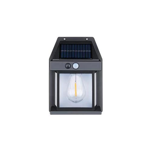 LED solar wandlamp - Schemer + bewegingssensor - Warm wit, Tuin en Terras, Buitenverlichting, Ophalen of Verzenden