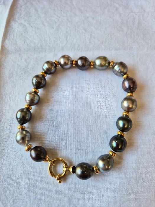 Kralenarmband - 18 karaat Geel goud, Sieraden, Tassen en Uiterlijk, Antieke sieraden