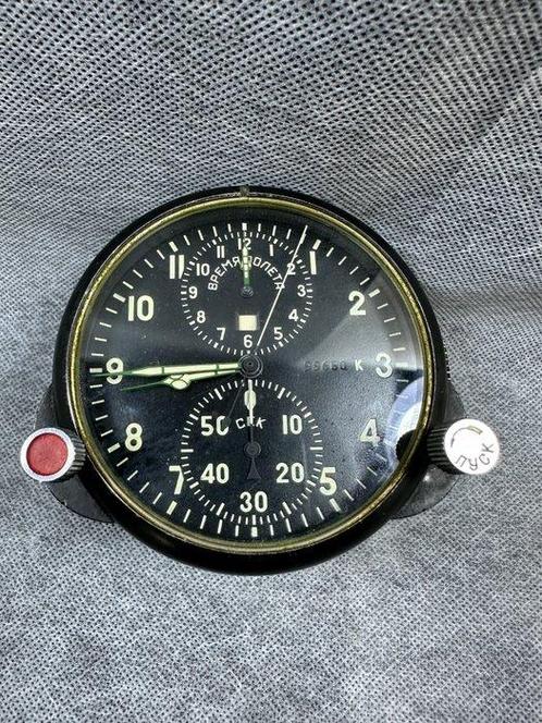 1MChZ MIG-29 AChS - Luchtvaarthorloge met stopwatch. -, Antiek en Kunst, Antiek | Wandborden en Tegels