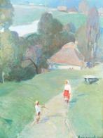 Nikanorov Viktor Fedorovich (1929 - 1996) - Paesaggio estivo, Antiek en Kunst