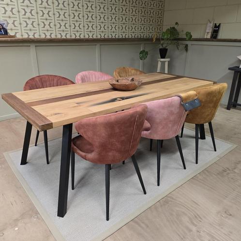 Geweldige trendy stoelen OPRUIMING VOORRAAD, Huis en Inrichting, Stoelen, Vijf, Zes of meer stoelen, Overige kleuren, Nieuw, Stof