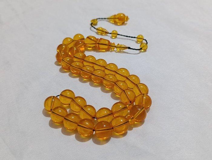 Rozenkrans - Amber - 1970-1980 - Zeldzame gebedskralen, Verzamelen, Dierenverzamelingen