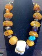 Afrika Amber, Fenolhars Sieraadketting - Ethno- - 49 cm