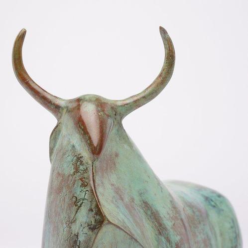 sculptuur, Stunning Abstract Buffalo sculpture - 20 cm -, Antiek en Kunst, Kunst | Designobjecten