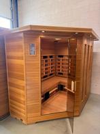 Luxe Combi Sauna (Infrarood + Finse Sauna) - GRATIS MONTAGE, Ophalen of Verzenden, Zo goed als nieuw, Fins of Traditioneel, Complete sauna