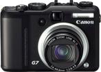 Canon PowerShot G7 Digitale Compact Camera - Zwart, Verzenden, Zo goed als nieuw
