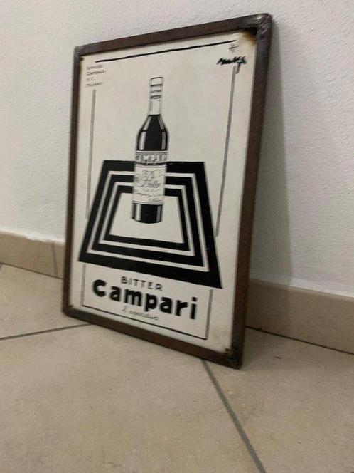 campari - Plaque - Smeedijzer, Antiek en Kunst, Curiosa en Brocante