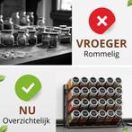 2dekans | SV Living Kruidenrek - Met 28 glazen kruidenpotjes, Ophalen of Verzenden, Zo goed als nieuw