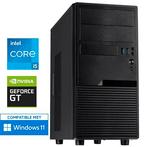 Intel Core i5 12400F met GeForce GT 730 - 4x HDMI - 32GB RAM, Computers en Software, Desktop Pc's, Nieuw